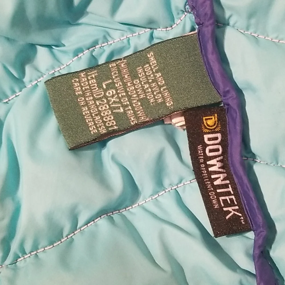 Ll.bean downtek vest lg 6/7‎